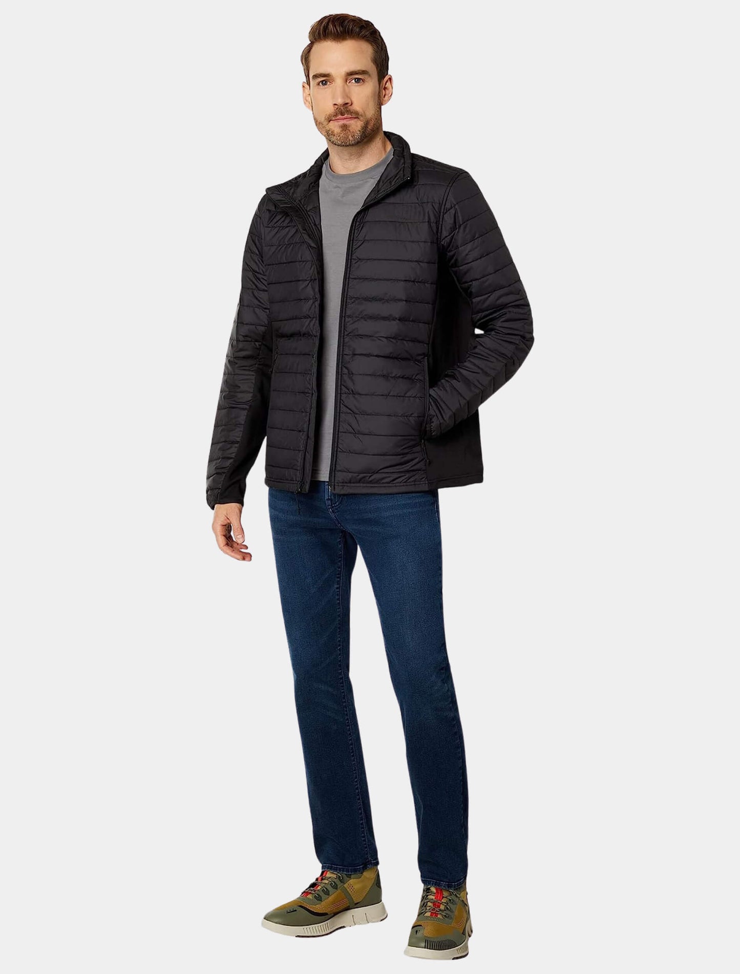 Classic John Black Puffer Jacket