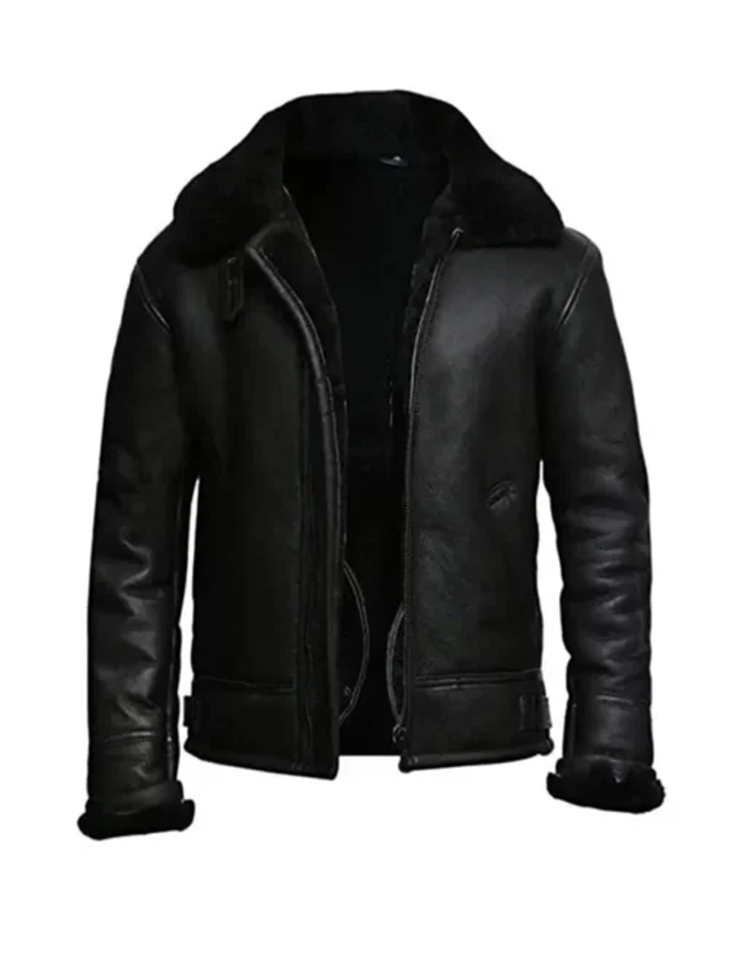 Mens Aviator B3 Shearling Sheepskin Jacket