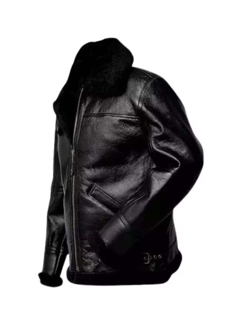 Mens Aviator B3 Shearling Sheepskin Jacket