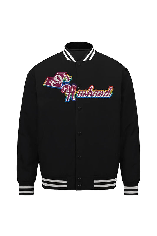 WrestlePalooza Indianapolis CM Punk AJ Lee Husband Black Satin Varsity Jacket